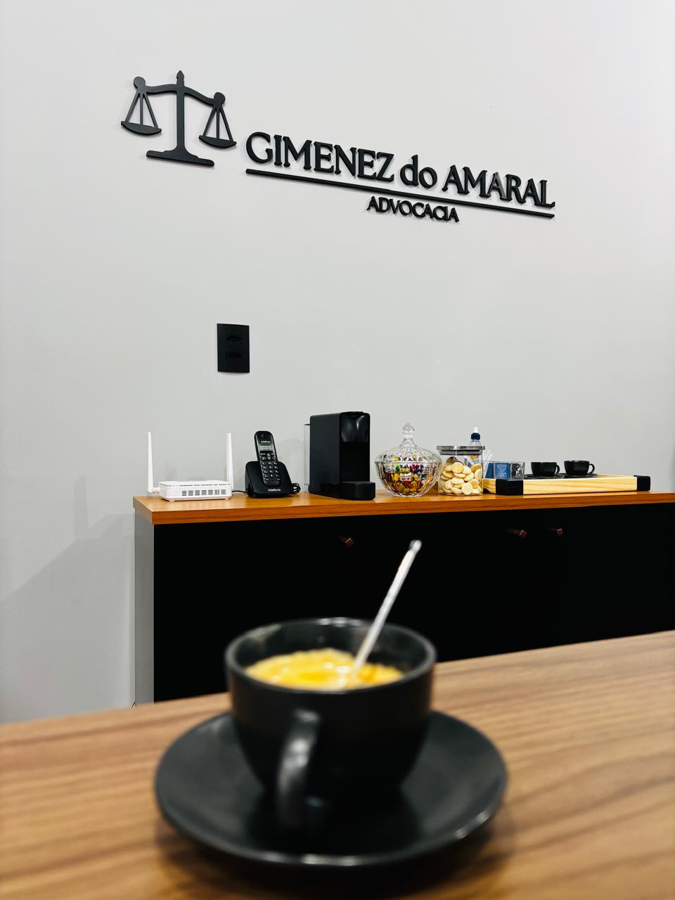 Recepção do escritório Gimenez do Amaral Advocacia